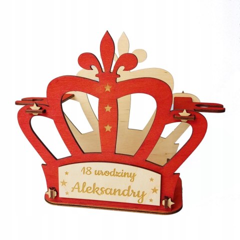 Korona Prezent dla Kobiety na Urodziny Jubileusz 18 20 25 30 40 50