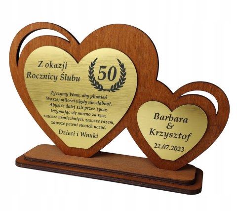 PREZENT NA ROCZNICĘ ŚLUBU ZŁOTE GODY 10 25 30 50