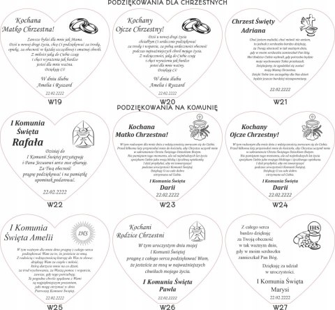 PREZENT PODZIĘKOWANIE NA ROCZNICĘ ŚLUBU ZŁOTE GODY