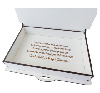 Pamiątka Pierwszej Komunii Świętej Pudełko na banknoty i biżuterię PREZENT