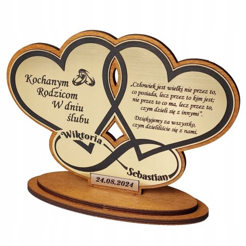 Podziękowanie dla Rodziców na ŚLUB WESELE ROCZNICĘ ZŁOTE GODY