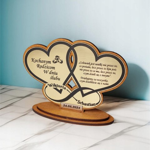 Podziękowanie dla Rodziców na ŚLUB WESELE ROCZNICĘ ZŁOTE GODY