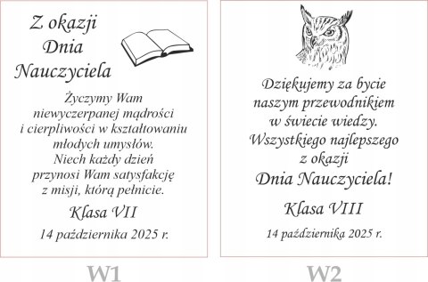 Prezent dla wychowawcy elegancka statuetka z dedykacją Dzień Nauczyciela