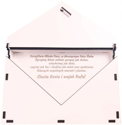 Pudełko koperta na pieniądze Ślub Wesele Pamiątka