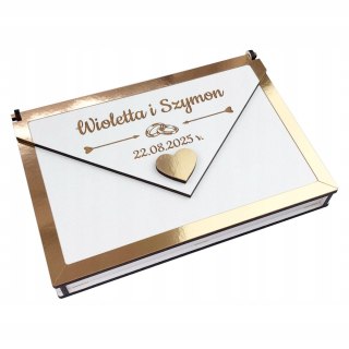 Pudełko koperta na pieniądze upominki Ślub Wesele Pamiątka