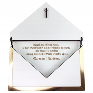Pudełko koperta na pieniądze upominki Ślub Wesele Pamiątka
