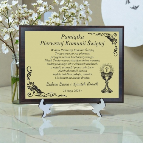 Personalizowany dyplom komunijny dla dziecka