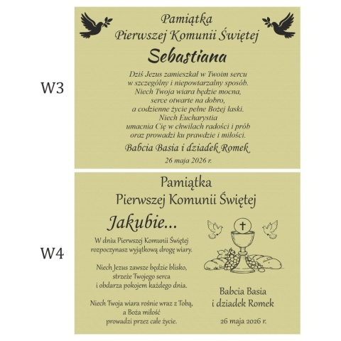 Dyplom komunijny prezent dla dziecka