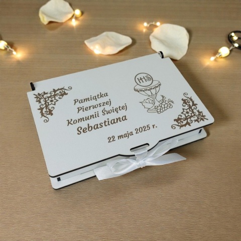 personalizowane pudełko na komunię