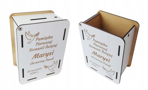 Pamiątka Pierwszej Komunii Świętej Skarbonka Prezent dla dziecka