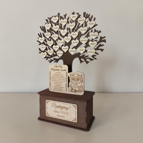 Personalizowana statuetka dla wychowawcy
