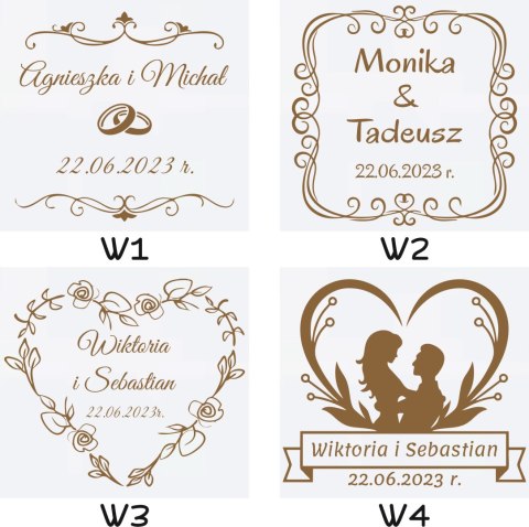 Pudełko Skrzynka na koperty ślubne z Grawerem