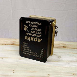 Skarbonka Karna za puszczanie bąków Zabawny Prezent