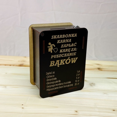 Skarbonka Karna za puszczanie bąków Zabawny Prezent