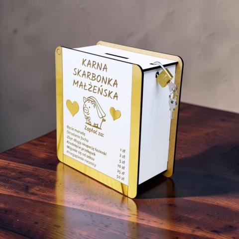 Zabawna skarbonka prezent na ślub