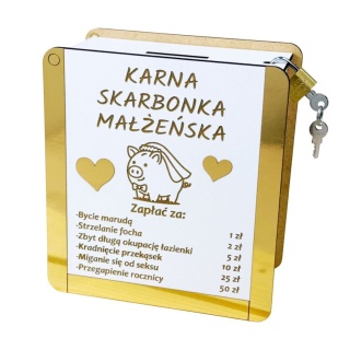 Skarbonka Małżeńska Świnka - Prezent na Walentynki dla par