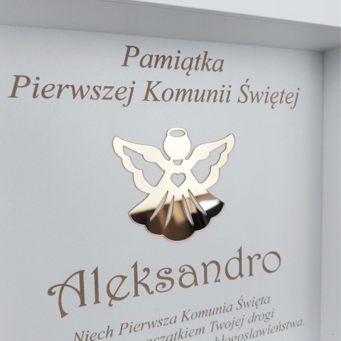 ramka pamiątkowa komunijna