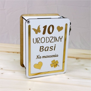 Skarbonka z grawerem dla dziecka - prezent urodzinowy z personalizacją