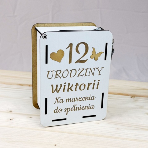 Skarbonka z grawerem dla dziecka - prezent urodzinowy dla dziewczynki