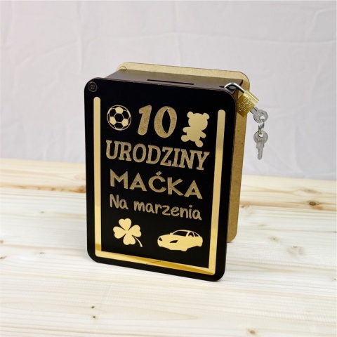 Skarbonka z grawerem na urodziny - wyjątkowy prezent dla dziecka
