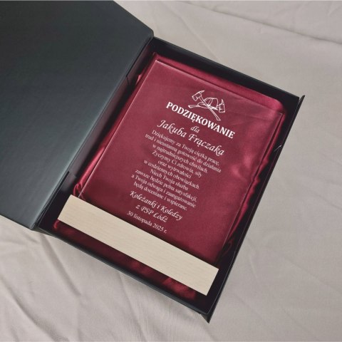 Statuetka Straż Pożarna prezent dla strażaka podziękowanie pamiątka grawer